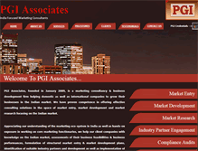 Tablet Screenshot of pgi-associates.com